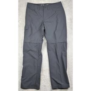 Mountain Hardwear yuma Pants Women’s Sz 10 convertible zip off hiking Roll Up